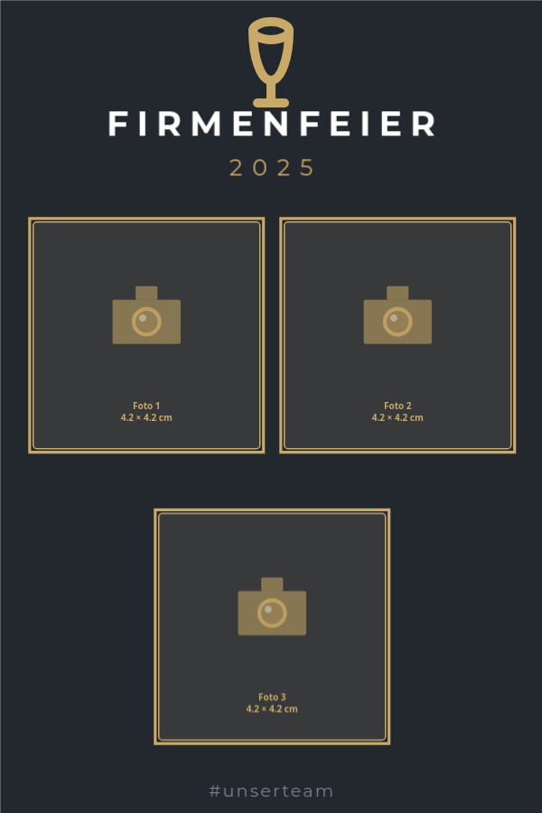 Layout Firmenfeier