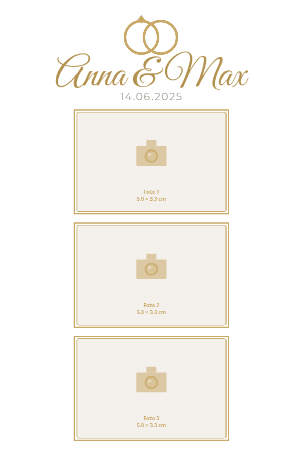 Layout Hochzeit