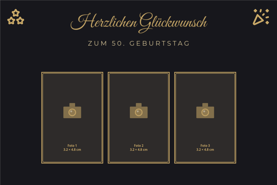 Layout Geburtstag