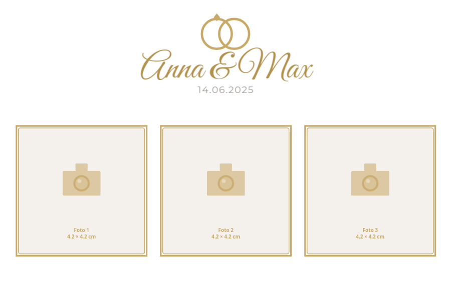 Layout Hochzeit